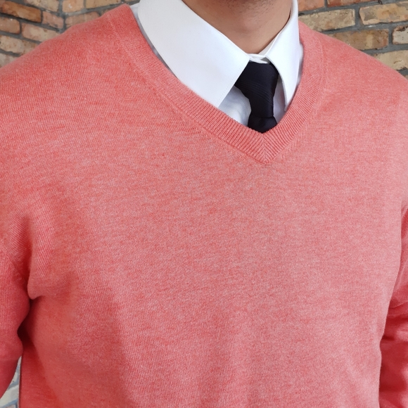 Brooks Brothers Other - New Brooks Brothers Pique Knit V-Neck Sweater NWOT